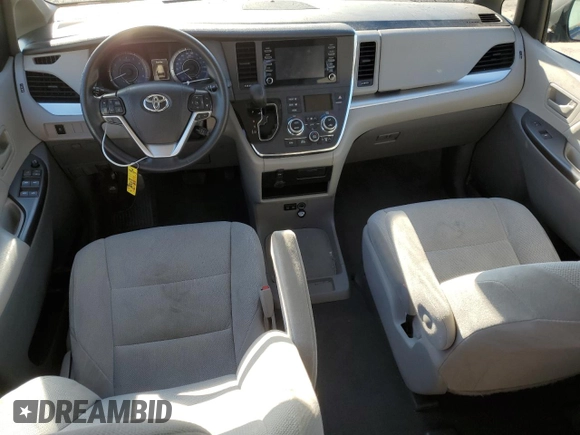 2019 Toyota Sienna L with VIN 5TDZZ3DC6KS013290, listed as a Copart auction lot 49493685 with 76,416 mi miles and Salvage Title. Bid and sale history available at carsss.com. Image 8.