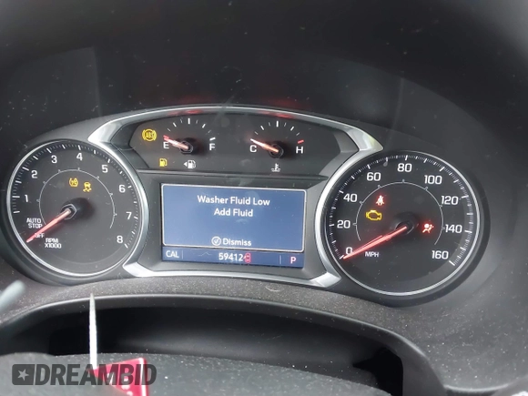 2020 GMC Terrain SLT with VIN 3GKALVEX9LL131034, listed as a IAAI auction lot 41487511 with 59,412 mi miles. Bid and sale history available at carsss.com. Image 7.