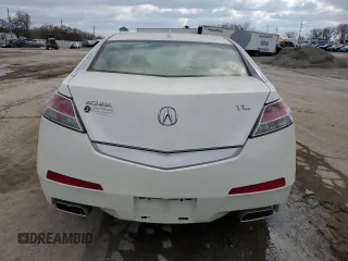 2010 Acura TL with VIN 19UUA8F25AA009473, listed as a Copart auction lot 52522405 with 57,385 mi miles and Clean Title. Bid and sale history available at carsss.com. Image 6.