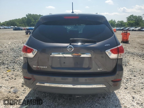2014 Nissan Pathfinder S with VIN 5N1AR2MM7EC697185, listed as a Copart auction lot 63711745 with 137,153 mi miles and Clean title. Bid and sale history available at DreamBid. Image 6.