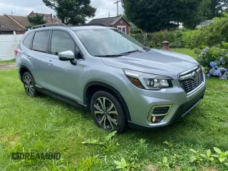 2020 Subaru Forester Limited with VIN JF2SKAUC4LH455406, listed as a Copart auction lot 63624075 with 50,814 mi miles and Salvage title. Bid and sale history available at DreamBid. Image 1.