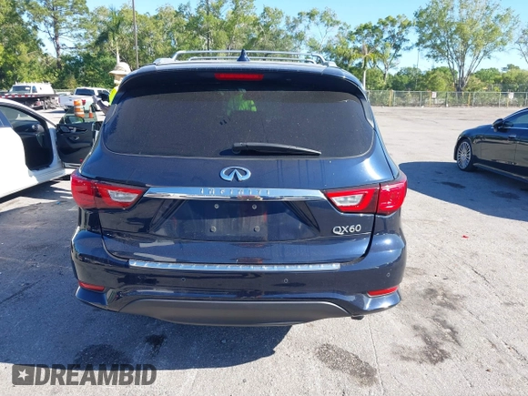 2016 Infiniti QX60 with VIN 5N1AL0MN4GC532048, listed as a IAAI auction lot 41832885 with 125,306 mi miles and . Bid and sale history available at DreamBid. Image 16.