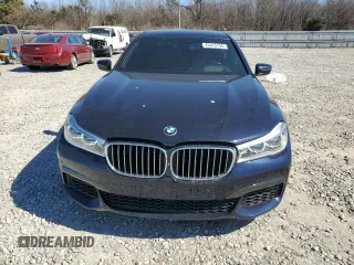 2016 BMW 7 Series 750i with VIN WBA7F0C57GGL99153, listed as a Copart auction lot 45475755 with 140,328 mi miles and Salvage title. Bid and sale history available at DreamBid. Image 5.