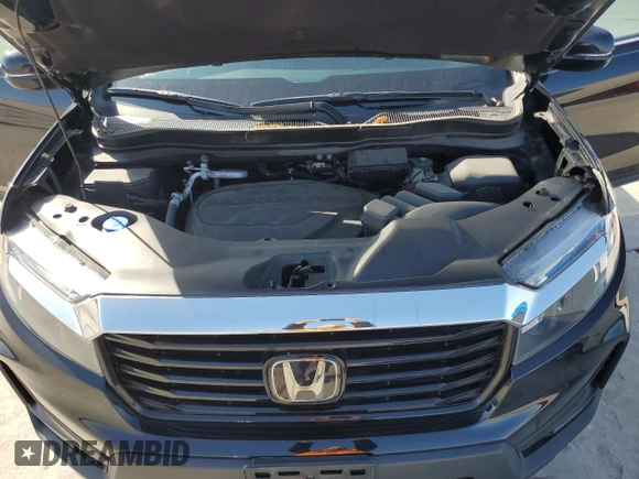 2023 Honda Ridgeline RTL-E with VIN 5FPYK3F72PB001592, listed as a Copart auction lot 52154625 with 41,153 mi miles and Salvage title. Bid and sale history available at DreamBid. Image 12.