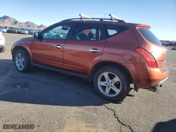 2004 Nissan Murano SE with VIN JN8AZ08W94W302638, listed as a Copart auction lot 44238265 with 145,452 mi miles and Salvage Title. Bid and sale history available at carsss.com. Image 2.