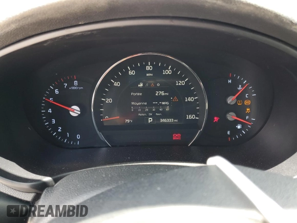 2017 Kia Sorento EX with VIN 5XYPH4A54HG302082, listed as a Copart auction lot 62480615 with 346,333 mi miles and Salvage title. Bid and sale history available at DreamBid. Image 9.