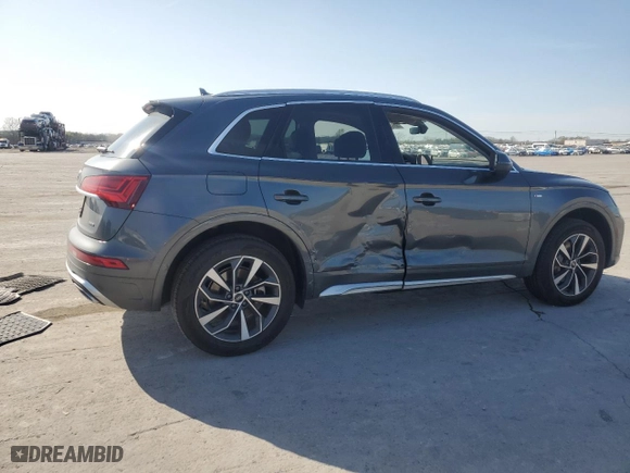 2023 Audi Q5 S line Premium Plus with VIN WA1EAAFY6P2029159, listed as a Copart auction lot 50779175 with 24,288 mi miles and Salvage Title. Bid and sale history available at carsss.com. Image 3.