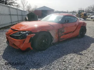 2024 Toyota GR Supra 3.0 with VIN WZ1DB0G07RW066056, listed as a Copart auction lot 49260325 with 3,621 mi miles and Salvage Title. Bid and sale history available at carsss.com. Image 1.