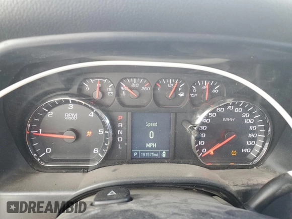 2018 Chevrolet Silverado 1500 Work Truck with VIN 1GCRCNEC9JZ348035, listed as a Copart auction lot 47247925 with 191,575 mi miles and Non Repairable. Bid and sale history available at carsss.com. Image 9.