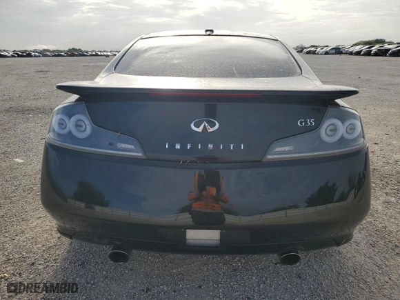 2005 Infiniti G35 Coupe with VIN JNKCV54E65M403335, listed as a Copart auction lot 62794144 with 0 mi miles and Salvage Title. Bid and sale history available at carsss.com. Image 6.