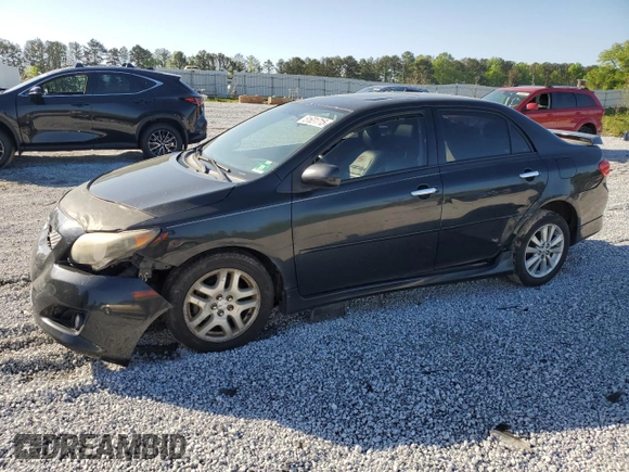 2010 Toyota Corolla with VIN 1NXBU4EE1AZ380397, listed as a Copart auction lot 51631715 with 81,303 mi miles and Salvage Title. Bid and sale history available at carsss.com. Image 1.