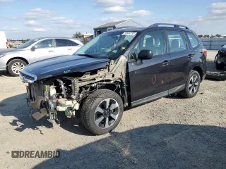 2017 Subaru Forester with VIN JF2SJABC4HH485602, listed as a Copart auction lot 53646155 with 156,935 mi miles and Salvage title. Bid and sale history available at DreamBid. Image 1.