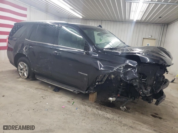 2023 Chevrolet Tahoe Premier with VIN 1GNSKSKD3PR315306, listed as a Copart auction lot 85726424 with 37,199 mi miles and Salvage Title. Bid and sale history available at carsss.com. Image 4.