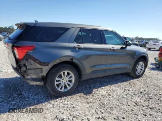 2020 Ford Explorer with VIN 1FMSK8BH9LGB55268, listed as a Copart auction lot 41991255 with 105,122 mi miles and Salvage Title. Bid and sale history available at carsss.com. Image 3.