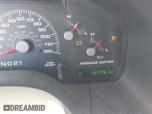 2003 Ford Expedition Eddie Bauer with VIN 1FMFU17LX3LC22998, listed as a IAAI auction lot 42518419 with 161,778 mi miles and . Bid and sale history available at DreamBid. Image 15.