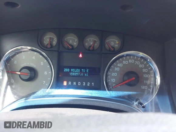2009 Ford F-150 STX with VIN 1FTRX12849KC94659, listed as a IAAI auction lot 42275301 with 159,357 mi miles and . Bid and sale history available at DreamBid. Image 7.