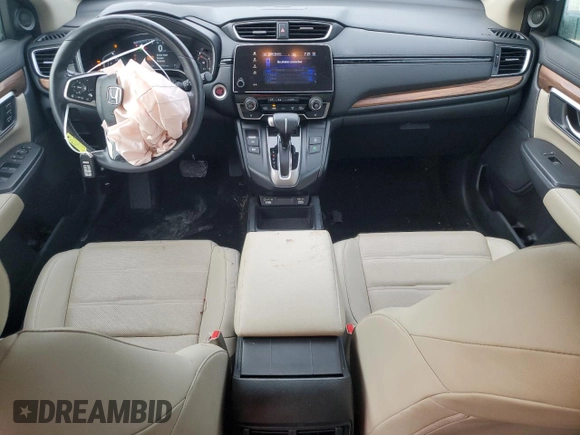 2022 Honda CR-V EX-L z VIN 5J6RW1H84NL001822, wystawiony jako Copart lot #59675955 z przebiegiem 23 381 mil mil oraz Nie do naprawy • Non repairable. Historia ofert i sprzedaży dostępna na DreamBid. Obrazek 8.