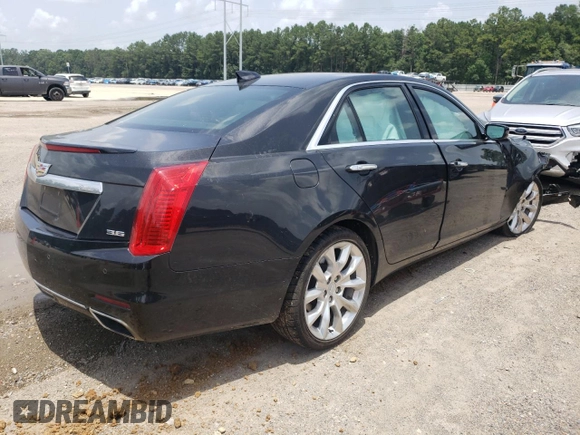 2015 Cadillac CTS Premium AWD with VIN 1G6AZ5S38F0116993, listed as a Copart auction lot 63087095 with 100,533 mi miles and Salvage title. Bid and sale history available at DreamBid. Image 3.