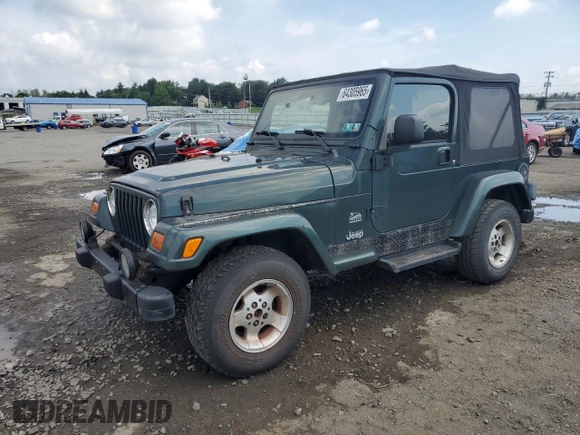 2003 Jeep Wrangler Sahara with VIN 1J4FA59S73P308250, listed as a Copart auction lot 64305965 with 186,288 mi miles and Clean title. Bid and sale history available at DreamBid. Image 1.