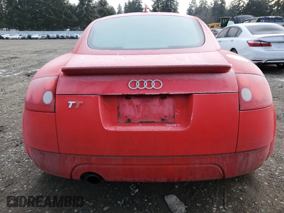 2005 Audi TT with VIN TRUSC28N751010236, listed as a Copart auction lot 43664765 with 111,931 mi miles and Salvage Title. Bid and sale history available at carsss.com. Image 6.