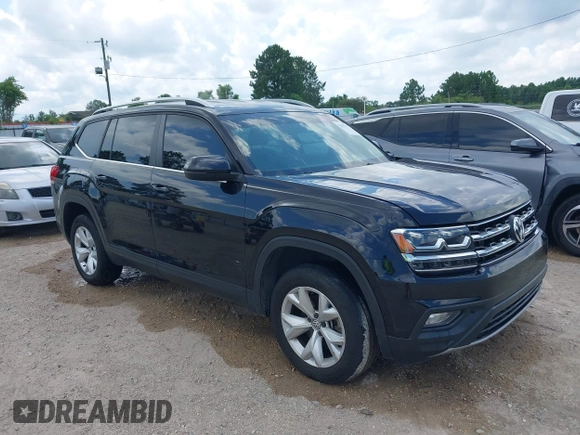 2018 Volkswagen Atlas SE z VIN 1V2KR2CA0JC575146, wystawiony jako IAAI lot #42607627 z przebiegiem 104 521 mil mil oraz . Historia ofert i sprzedaży dostępna na DreamBid. Obrazek 1.