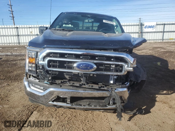 2023 Ford F-150 XL with VIN 1FTEW1EP6PFB72153, listed as a Copart auction lot 42869255 with 13,039 mi miles and Salvage Title. Bid and sale history available at carsss.com. Image 5.
