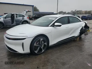 2025 Lucid Air Touring with VIN 50EA1TEA1SA008797, listed as a Copart auction lot 42288775 with 954 mi miles and Salvage Title. Bid and sale history available at carsss.com. Image 1.