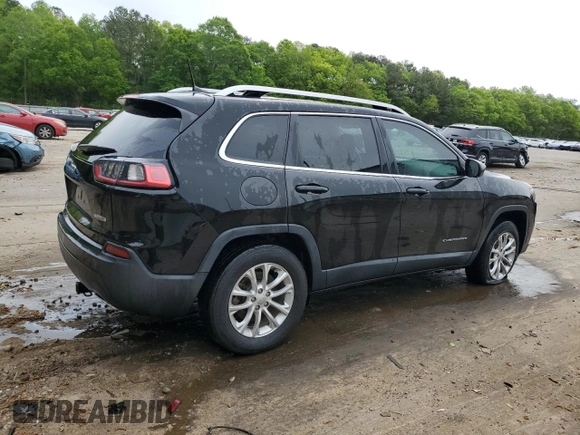 2019 Jeep Cherokee Latitude with VIN 1C4PJMCXXKD432988, listed as a Copart auction lot 52958215 with 65,585 mi miles and Salvage title. Bid and sale history available at DreamBid. Image 3.