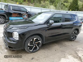 2022 Mitsubishi Outlander SE with VIN JA4J4UA85NZ064908, listed as a Copart auction lot 46345455 with 49,493 mi miles and Salvage Title. Bid and sale history available at carsss.com. Image 1.