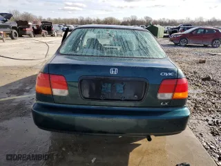 1997 Honda Civic LX with VIN 2HGEJ6672VH580933, listed as a Copart auction lot 49885485 with 70,063 mi miles and Salvage Title. Bid and sale history available at carsss.com. Image 6.