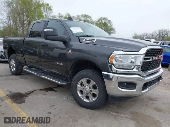 2023 Ram 2500 Big Horn with VIN 3C6UR5DL8PG611061, listed as a IAAI auction lot 41911153 with 49,055 mi miles. Bid and sale history available at carsss.com. Image 1.