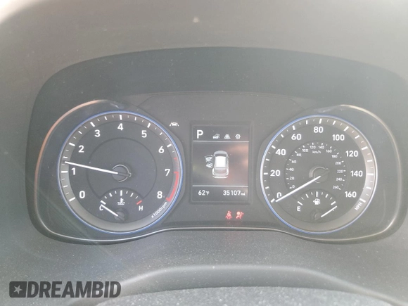 2020 Hyundai Kona SE with VIN KM8K1CAA8LU516985, listed as a Copart auction lot 48658125 with 35,107 mi miles and Salvage Title. Bid and sale history available at carsss.com. Image 9.