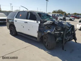 2022 Chevrolet Tahoe Commercial with VIN 1GNSCLED5NR214649, listed as a Copart auction lot 77079674 with 0 mi miles and Salvage Title. Bid and sale history available at carsss.com. Image 4.