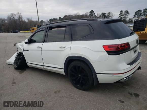 2021 Volkswagen Atlas SEL Premium R-Line z VIN 1V2FR2CA2MC558791, wystawiony jako Copart lot #47780925 z przebiegiem 79 521 mil mil oraz Szkoda całkowita • Salvage title. Historia ofert i sprzedaży dostępna na DreamBid. Obrazek 2.