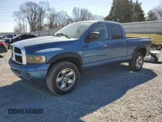 2005 Dodge 1500 SLT with VIN 1D7HU18D75S197402, listed as a Copart auction lot 45849135 with 188,688 mi miles and Salvage Title. Bid and sale history available at carsss.com. Image 1.