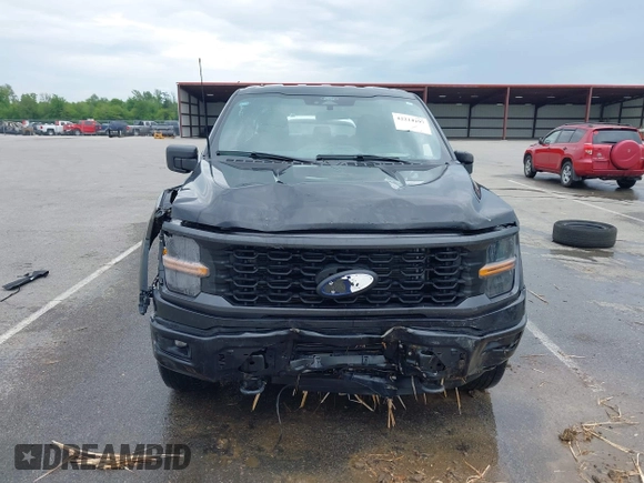2024 Ford F-150 with VIN 1FTEX2LP1RKE72862, listed as a IAAI auction lot 42214197 with 25,672 mi miles and . Bid and sale history available at DreamBid. Image 13.