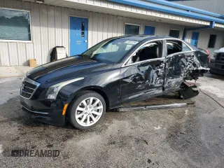 2017 Cadillac ATS Sedan RWD with VIN 1G6AA5RX8H0154825, listed as a Copart auction lot 45818255 with 71,187 mi miles and Salvage Title. Bid and sale history available at carsss.com. Image 1.