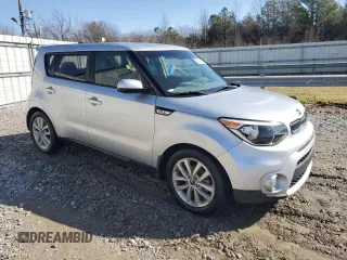 2018 Kia Soul + with VIN KNDJP3A54J7542884, listed as a Copart auction lot 43235395 with 57,437 mi miles and Clean Title. Bid and sale history available at carsss.com. Image 4.