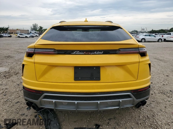 2020 Lamborghini Urus z VIN ZPBUA1ZL5LLA07121, wystawiony jako Copart lot #71397704 z przebiegiem 36 313 mil mil oraz Szkody całkowita. Historia ofert i sprzedaży dostępna na DreamBid. Obrazek 6.