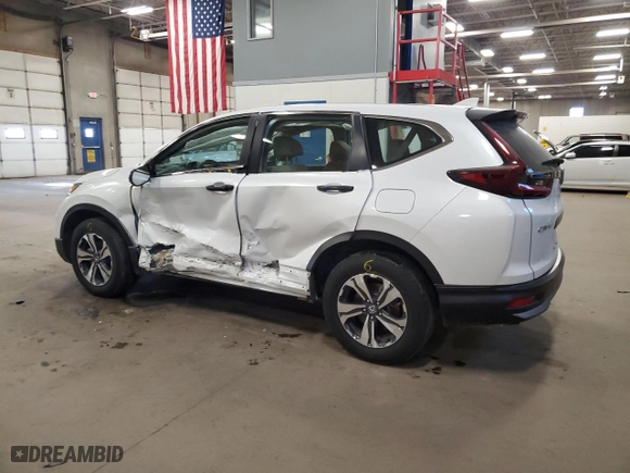 2021 Honda CR-V LX with VIN 7FARW2H24ME012932, listed as a Copart auction lot 87924175 with 39,084 mi miles and Salvage Title. Bid and sale history available at carsss.com. Image 2.