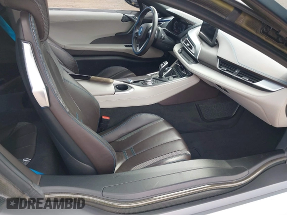 2016 BMW i8 with VIN WBY2Z2C53GV675600, listed as a IAAI auction lot 42079477 with 26,756 mi miles. Bid and sale history available at carsss.com. Image 5.