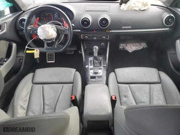 2018 Audi A3 Sedan Premium with VIN WAUB8GFF3J1015056, listed as a Copart auction lot 44035615 with NaN miles and Salvage Title. Bid and sale history available at carsss.com. Image 8.