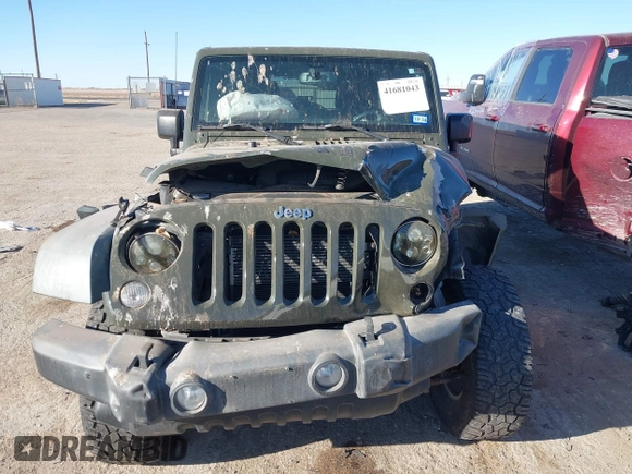 2015 Jeep Wrangler Unlimited Sport with VIN 1C4BJWDG5FL745673, listed as a IAAI auction lot 41681043 with 97,605 mi miles and . Bid and sale history available at DreamBid. Image 12.