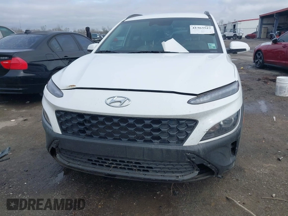 2023 Hyundai Kona SEL with VIN KM8K62AB6PU040648, listed as a IAAI auction lot 41363527 with Not Provided miles and . Bid and sale history available at DreamBid. Image 12.