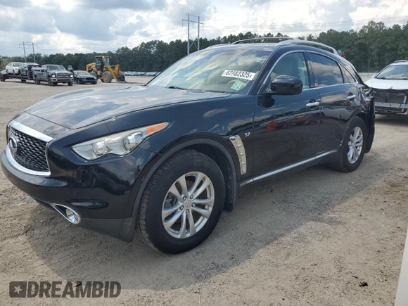 2017 Infiniti QX70 с VIN JN8CS1MW9HM413278, выставлен на аукционе Copart как лот 62882325 с пробегом 89 225 миль миль и Списание • Salvage title. История ставок и продаж доступна на DreamBid. Изображение 1.