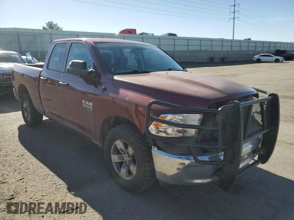 2021 Ram 1500 Tradesman with VIN 1C6RR6FG6MS534383, listed as a Copart auction lot 48486055 with 37,708 mi miles and Salvage title. Bid and sale history available at DreamBid. Image 4.