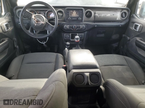 2021 Jeep Wrangler Unlimited Sport Altitude with VIN 1C4HJXDG7MW708491, listed as a Copart auction lot 83564304 with 8,319 mi miles and Clean Title. Bid and sale history available at carsss.com. Image 8.