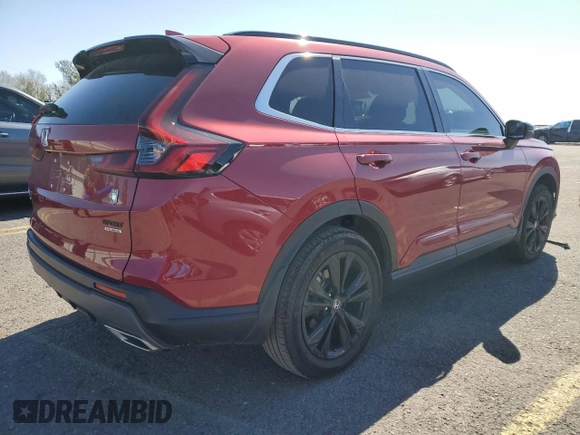 2023 Honda CR-V Sport Touring with VIN 7FARS6H98PE004837, listed as a Copart auction lot 52237615 with 19,029 mi miles and Salvage Title. Bid and sale history available at DreamBid. Image 3.