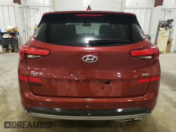2019 Hyundai Tucson Limited with VIN KM8J3CAL9KU919122, listed as a Copart auction lot 44951195 with 136,175 mi miles and Salvage title. Bid and sale history available at DreamBid. Image 6.