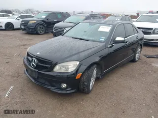 2008 Mercedes-Benz C-Class 3.0L Sport with VIN WDDGF54X08F095191, listed as a IAAI auction lot 41547589 with 165,319 mi miles. Bid and sale history available at carsss.com. Image 2.